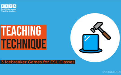 Three Icebreaker Games for ESL Classes